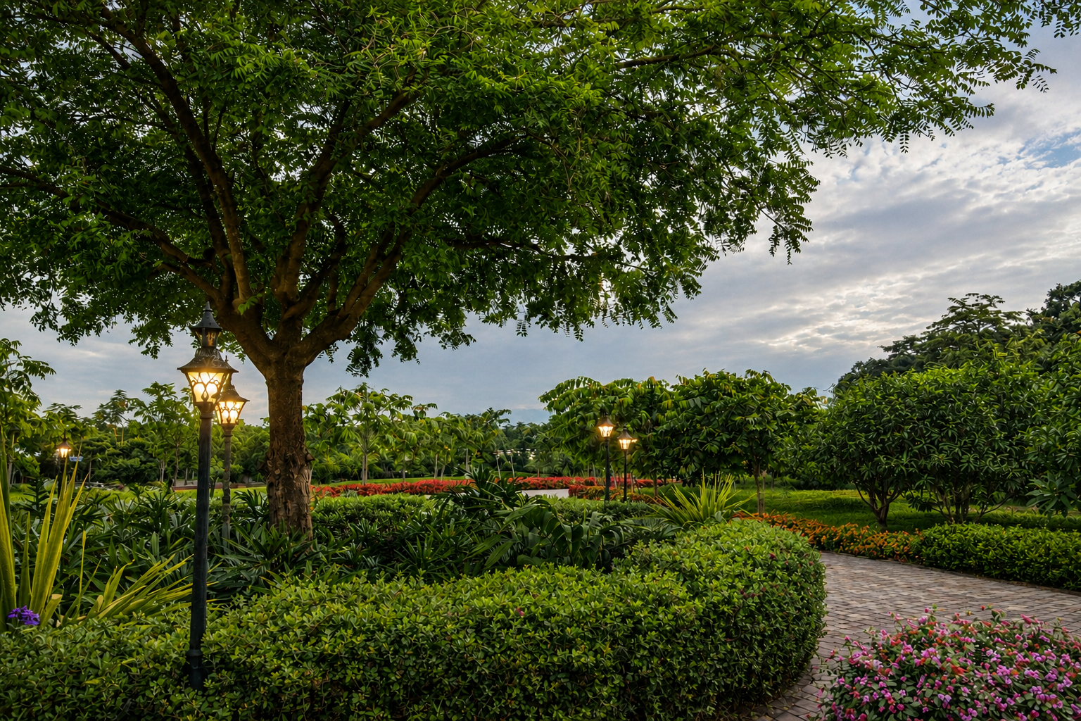 RNK Nursery plantation landscape